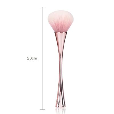 China New premium brush POTIYA smudge vegan hair beauty powder portable luxury synthetic cosmetic blush kabuki custom logo makeup brush for sale