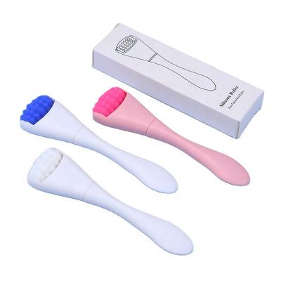 China Single face lift facial roller make up skin care roller set massager silicone tool roller set facial makeup brush for sale