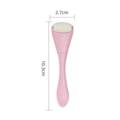 China Natural Face Massager Quartz Roller For Skin Care Face Massager Rose Roller Tool Healing Rose Quartz Volcanic Stone Roller For Face for sale