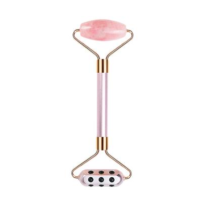 China Wholesale Custom Germanium Double Head Germanium Roller Massager Black Anti Aging Luxury Multi Color Logo Beauty Bar Roller for sale