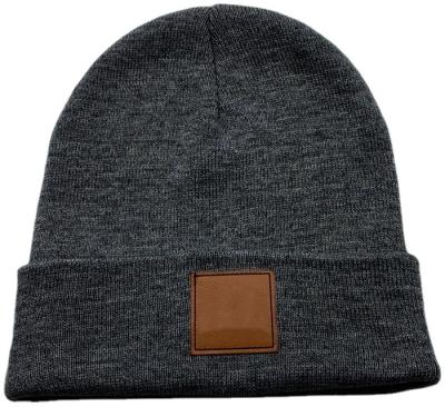 China breathable & 100% Waterproof Merino Wool Beanie Hats Winter Warm Soft Slap Beanie Hat Fisherman Custom Leather Patch Watch for sale