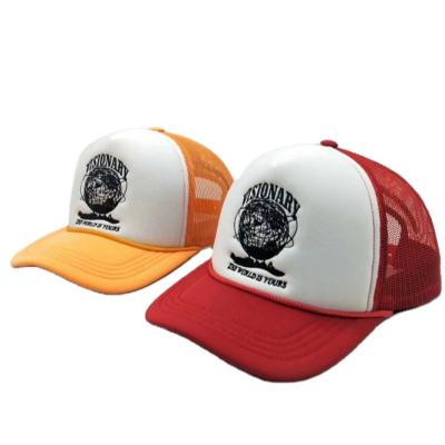 China Custom Hat Snapback Gorras de Mesh Baseball Embroidery Hat Foam Rope Trucker Hat Wholesale COMMON Rope Hat for sale