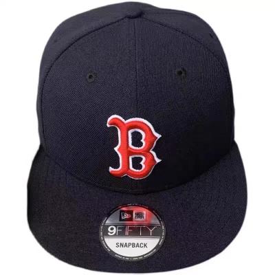 China JOINT flat embroidery fitted hats Boston Red Sox brim raiser gorras sports 3d hats men mask fitted hats custom fitted hat women for sale