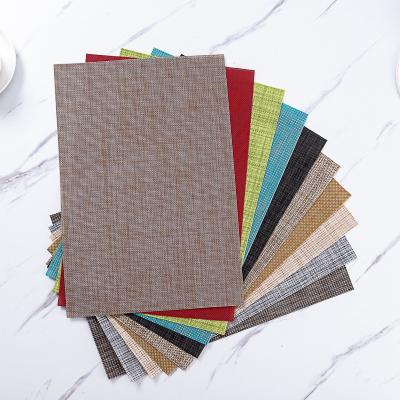 China Sustainable PVC Place Mat For Dining Table Linens Place Mat Accessories Cup Wine Decorative Mat Placemats For Table for sale