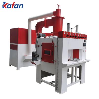 China Building Material Shops Automatic Sand Cleaning Blast Machine With Rotate Turntable for sale