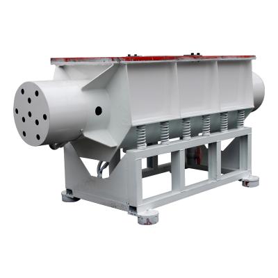 China Printing Stores 700L Linear Big U Shape Stone Vibratory Tumbler Polishing Machine for sale