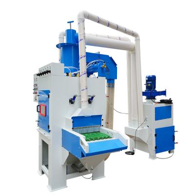 China Building Material Shops Outdoor Automatic Industrial Rust Removal Belt Sand Blaster for sale