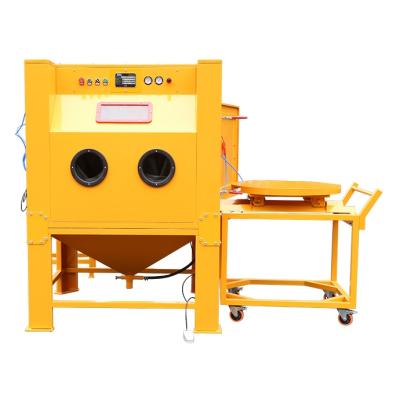 China Building Material Shops Kafan Industrial Sandblasting Machine Dry Abrasive Blast Cabinet for sale