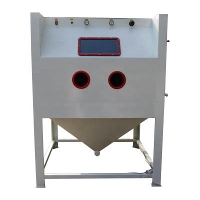 China Building Material Stores Manual Small Glass Sand 580l Blasting Device Set for sale