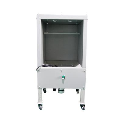 China Building Material Shops Small Colo Powder Coating Spray Booth With Filters for sale