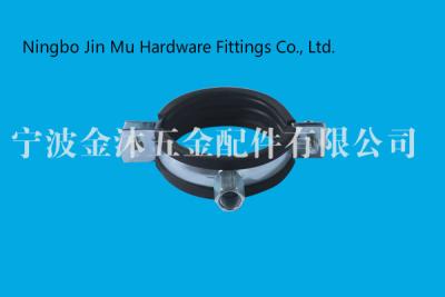 China Professional Industrial Pipe Clamps , Water Tube Coupling Rubber Coated Pipe Clamps for sale