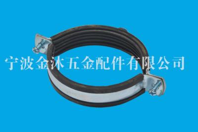 China Schnelle festklemmende Rohrhalter und Unterstützungen mit 4mm starkem EPDM Gummi gezeichnet beschichtet zu verkaufen