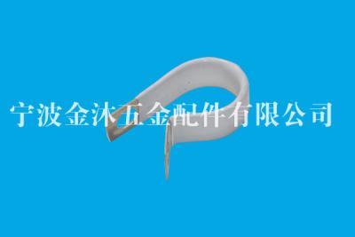 Chine R de type agrafes électriques de corde de tuyau de câble de fixation, le caoutchouc a isolé des brides en métal à vendre