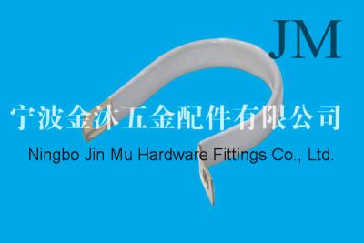 中国 ねじ込み式接続方式が付いている標準 12mm の帯域幅ゴム製上塗を施してある R のタイプ ケーブル固定金具 販売のため