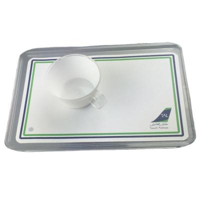 China Sustainable Airline Printed Anti Slip Tray Mat for sale