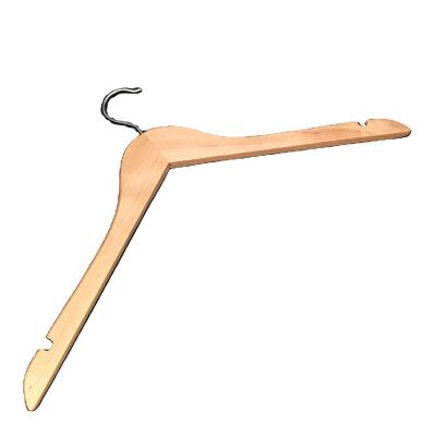 China High Quality Wooden Coat Hanger Suit Dresses Coat Hanger Wooden Hanger for sale