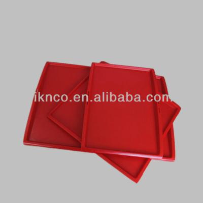 China Sustainable melamine tray set ABS mirror finish for sale