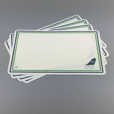 China Paper Tray Liners Disposable With Customized Sustainable In-Flight Airline Anti Slip Printing for sale