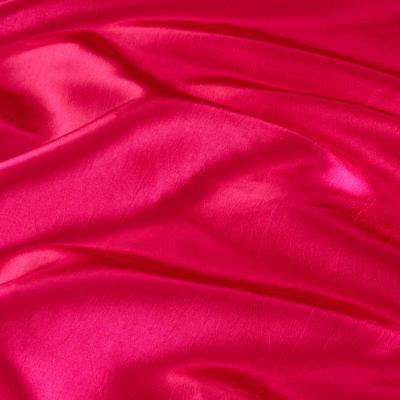 China 2020 Qood Quality Iridescent Hot Pink Color Taffeta Fabric For Evening Party And Bridal Dress for sale