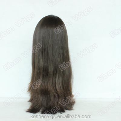 China Factory Qingdao Virgin Hair Silky Straight Fashionable Jewish Kosher Hair Wigs 100% Wave Fast Delivery In Stock for sale