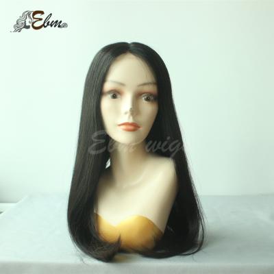 China Straight Medical Cap Silicone Lace Top Wig for sale