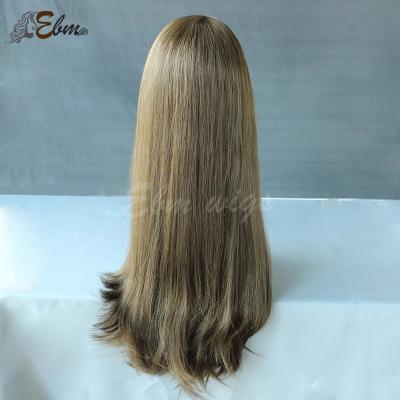 China Long Straight Bandfall Style Kosher Hair Jewish Sheitel Ponytail Wig for sale