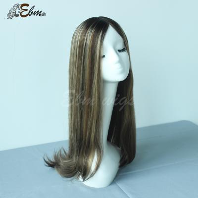 China Silky Straight Wave Ebm Full Hand Tied Wigs Jewish Kosher Virgin Hair Brazilian Hair Wig for sale