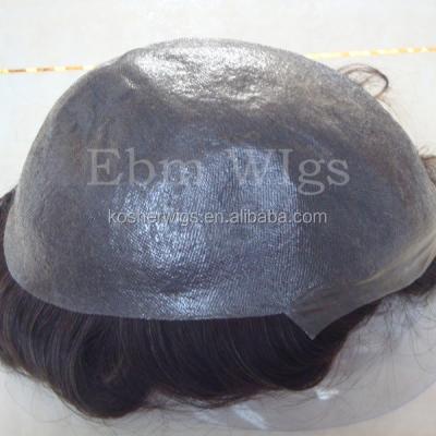 China Factory Price Super Thin Skin Wave Men Toupee, Toupee, Hair Replacement for sale