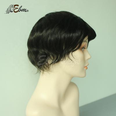 China New Arrival Silky Straight Wave Mens Hair Toupee Virgin Hair Toupee Hair Man for sale