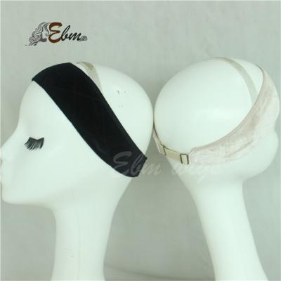 China Wholesale Price Sheitels Double Velvet Black Beige Brown Wig Bands High Elasticity Band Wig Handle,Iband,Headband 20190314AD for sale