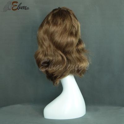 China Best Quality European Virgin Hair Silky Straight Lace Front Hair 100% Jewish Wave EBM Wigs for sale