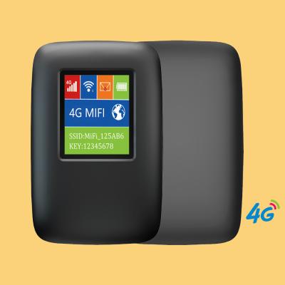 China Mobiler Router 4G Tasche WIFI-Krisenherd-2700mAh-3000mAh mit Schirm-Schwarzem entriegelte zu verkaufen