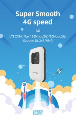 China Ayuda portátil inalámbrica B12/B17/B28 del router CAT4 150Mbps de 4g MiFi en venta