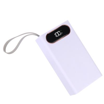 China LED Display Battery Case Power Bank 5 Port Type 12*18650 Palladium C DIY Dual USB Power Bank Fast Charging Battery Charger Case For Smart Phone for sale