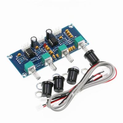 China XH-A901 NE5532 Tone Board Preamp Preamp With Volume Adjustment Preamplifier Tone Controller For Amplifier Triple Base XH-A901 Board for sale