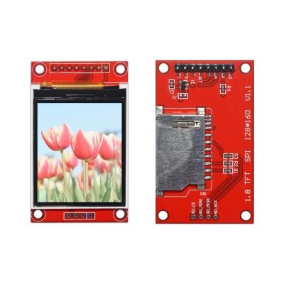 China 1.8 Inch 51 Inch TFT LCD Module LCD Screen Module SPI Drivers 4 I/O Driver TFT Serial Resolution 128*160 1.8 Inch for sale