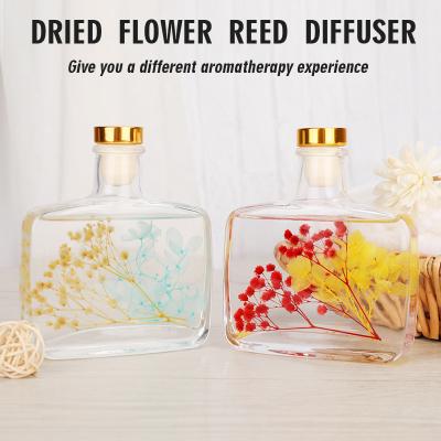 China Wholesale Home Office Hotel Bedroom.etc Factory Price Dried Flower Reed Diffuser For Home Fragrance Home Fragrance Air Freshener Aroma Decoration Reed Diffuser for sale