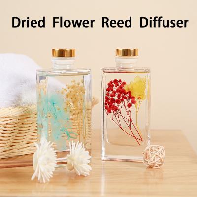 China Home Office Hotel Aromatherapy Factory Wholesale Dry Flower Reed Diffuser Best Room Diffusers Scented Reed Diffuser For Gift Sets for sale