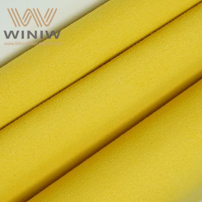 China Waterproof Material Supplier Suede Fabric PU Faux Microfiber Suede Artificial Leather zu verkaufen