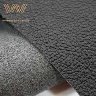 Cina Embossed Waterproof Eco Friendly Customize Black BM Microfiber Leather For Automotive in vendita