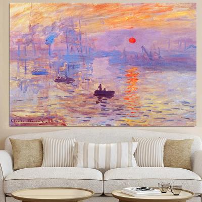 China Waterproof Colorful Forest Modern Landscape Picture Posters Painted Abstract Artwork With Frame Items Oil Painting for sale