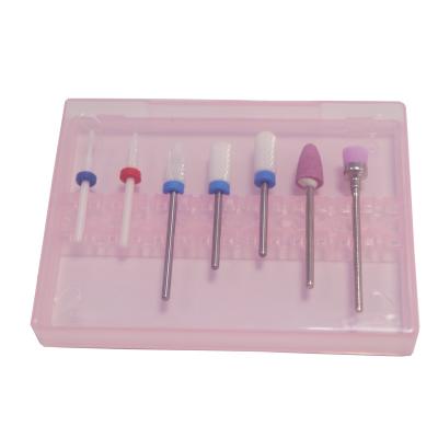 China Electric Folder Cutter Folder Nail Buffer Machine Polisher Nail Drill Bits Grinding Accessories Nail Art Tools for sale