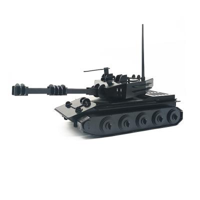 China Diecast Model Toy Fashionable Stainless Steel Tank Ornaments Can Be Spliced ​​And Assembled Toy Souvenir Military Tank for sale