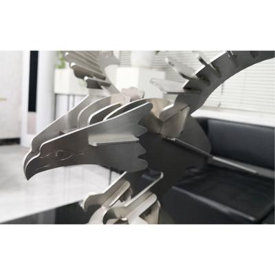 China 2021 Modern Creative Removable Stainless Steel Eagle Model Furnishing Articles Decoration for sale