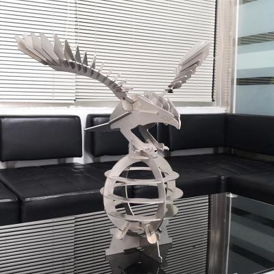 China NEW Modern Creative Removable Stainless Steel Eagle Model Furnishing Articles Decoration from HYL for sale