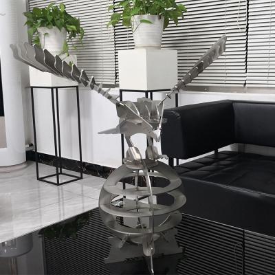 China 2022 Modern NEW Creative Removable Stainless Steel Eagle Model Furnishing Articles Decoration for sale