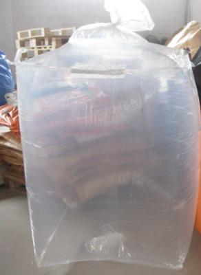 China Bulk Form Fit PE big bag liner bevestigd aan buitenste Polypropyleen Jumbo Bags Te koop