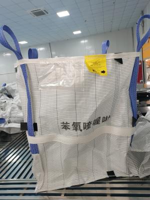 China 3300lbs statische Gewebe-weiße Antifarbleitfähige riesige Tasche des Polypropylen-pp. zu verkaufen