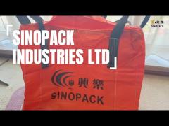 FIBC PP / Polypropylene Woven UN Big Bag UV Treatment 1000kg For Dangerous Goods