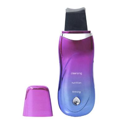 China Rechargeable Personal Skin Care Deep Cleansing Deep Clean Exfoliate Peel Ultrasonic Pore Remover Skin Care Machine Scrubber for sale